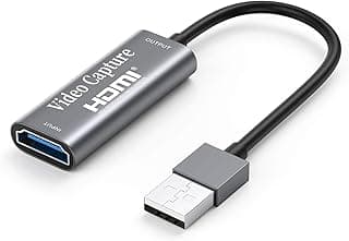 Generic EasyCap HD - كرت التقاط فيديو وصوت USB 3.0 - محول HDMI إلى USB 3.0 - تسجيل 4K 1080P - بث ألعاب مباشر - صورة عالية الدقة