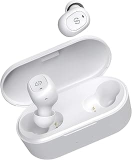 True Wireless Earbuds, TrueFree + 5.0 Bluetooth Earphone In-ear Stereo Headphone Built-in Mic with Binaural Calls, Automatic One-Step Pairing, Total 35 Hrs Playtime, Noise Isolation