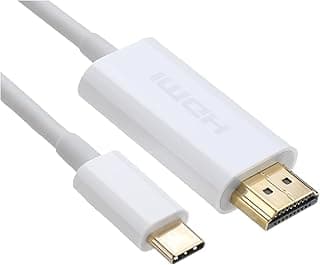 كابل USB نوع سي الى HDMI من يوجرين مع حافظة مادة ايه بي اس طول 1.5 متر رمادي حاسوب شخصي تلفزيون جهاز العرض شاشة عرض