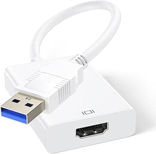 محول USB 3.0 إلى HDMI بدقة 1080P للفيديو للابتوب وشاشات HDTV والكمبيوتر