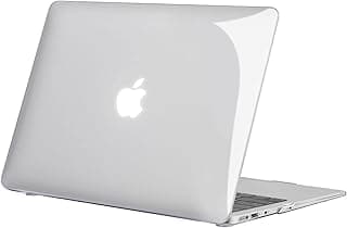 جراب حماية صلب ونحيف من TECOOL لجهاز ابل MacBook Air 13.3 بوصة (موديل: A1466 / A1369) - شفاف