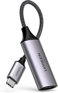 كابل محول USB-C الى HDMI 4 كيه 60 هرتز من النوع سي ثاندربولت 3 ذكر انثى لايباد ميني 6 ماك بوك برو 2019 سامسونج نوت 10 S22 S20 V50 بلس ايماك ال جي V30 cm297 XPS 15 13 يوجا 900 297 سم رمادي