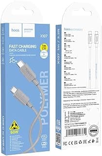X107 60W Type-C to Type-C Cable, Grey
