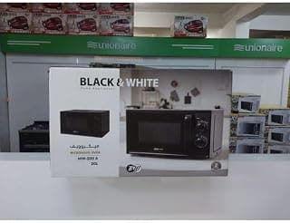 Black & White Microwave 20L, Grill, MW-200 A