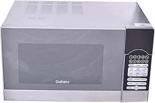 فرن ميكروويف 25 لتر 900 وات من جالانز، فضي، موديل D90D25AP-H7