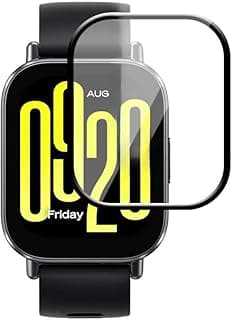 Screen Protector For Xiaomi Redmi Watch 5 Active, 3D Curved Soft Edge Protective Film [Anti-Scratch] [Bubble Free] [Ultra Shatterproof] [High Sensitive] (Not Glass)