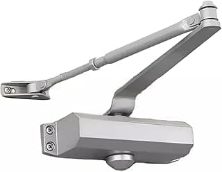 Automatic Safety Adjustable Hydraulic Door Closer, 150kg Capacity, Soft Close, Precision Doors, Home, Office, Industry, Grey