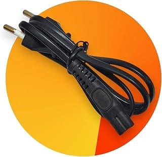2 Pin Mini AC Power Cable Replacement Compatible with Most Shavers and Many (220V) - Black