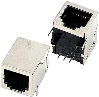 SOCKET RJ11 Telephone Socket Curved Pin 95001 6P6C with shield Female Jack Pcb Connector