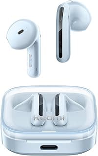 Redmi Buds 6 Active AI Wireless Earphones, Call Noise-Canceling, Bluetooth 5.3, Deep Bass, Google Fast Pair, Fast Charging, USB, Type-C Small, Lightweight, Blue|6 month manufacturer warranty