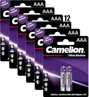 Ultra Alkaline Batteries AAA Batteries 12 Packs