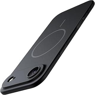 JETech Magnetic Slim Case for iPhone Air, Compatible with MagSafe, Ultra-Thin Lightweight Minimalist Phone Cover with Matte Finish and Full Camera Lens Protection, 6.5-Inch Display (Black)