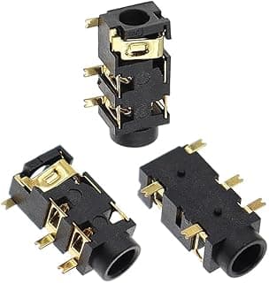 5 قطع مقبس صوت أنثى للإصلاح PJ327A 3.5mm لسماعات الرأس 5 Pin SMD SMT ملحقات MP3