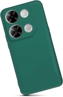 جراب سيليكون خلفي لهاتف itel P65، حماية للكاميرا من الصدمات (6.7 بوصة) - فيروزي