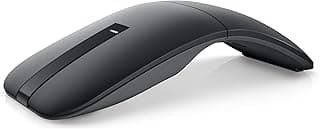 Dell Bluetooth Travel Mouse - MS700, Wireless - Bluetooth 5.1, Microsoft Swift Pair Pair (Windows 10 & 11 only), Optical LED Sensor, Touch Scroll with Later Touch Controller - Black