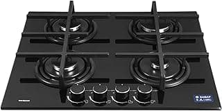 Fresh Built-in Gas Hob 60 cm Full Glass Safety S2
