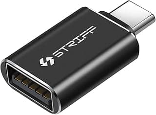 محول او تي جي نوع C 3.1 - 3.0 الى USB A انثى متوافق مع ماك بوك برو - اير 2019 2018 2017 وجالكسي S20 S20+ الترا نوت 10 S9 S8USB وماك وجميع الاجهزة من النوع سي ستريف