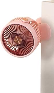 Mini Portable USB Hand Fan, Mini USB Desktop & Handheld Fan, 3 Speed, 5W Power, Portable Hand Fan with Stand, ZB125 (Pink)
