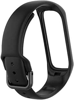 سوار سيليكون عام لساعة سامسونج Galaxy Fit2 الذكية (أسود)