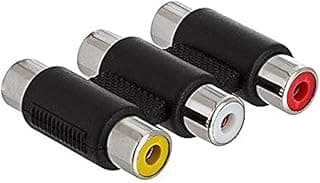 3 RCA AV موصل كابل الصوت والفيديو أنثى إلى جاك المقرنة محول 3RCA WL