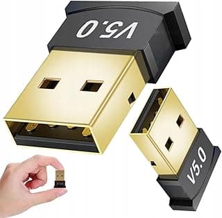 محول بلوتوث 5.0 USB، يدعم ويندوز 7/8.1/10/XP، للكمبيوتر واللابتوب والماوس والكيبورد