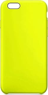 Silicon Phone Case Compatible with Iphone 6 Plus / 6S Plus From 3mara Store (اصفر)
