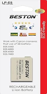 LP E8 Battery For Cameras Battery