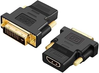 زونيك Z1013 محول من DVI الى HDMI يدعم دقة 1080P - 24+1 للكمبيوتر واللاب توب وجهاز العرض - اسود