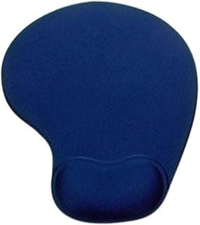 Rubber Mouse Pad with Integrated Wrist Support, Blue - ST2