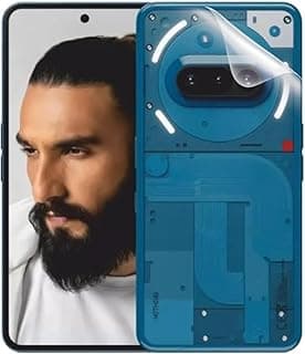 BESHYAKA Back Screen Protector Compatible With Nothing Phone 3A – Anti-Fingerprint, Anti-Smudge Finish, Easy Installition, Soft TBU Film – Not A Glass (Back Screen Protector)