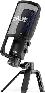 NT-USB+ Professional-Grade USB Microphone for Recording Exceptional Audio Directly to a Computer or Mobile Device, black