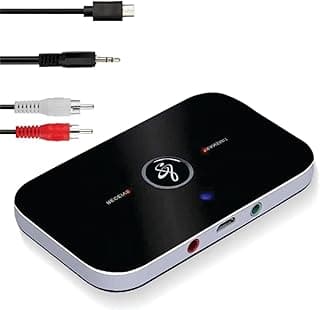 محول بلوتوث، جهاز استقبال وإرسال 5.0، 2 في 1 مع مخرج 3.5mm، محول صوت بلوتوث RCA