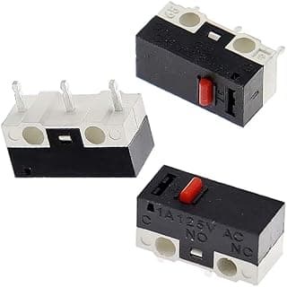 عدد 10 قطع من زر باور - Micro High performance Durable Tactile Push Button Momentary 3 pin Mouse Switch YD-003 (13mm x 6mm x 6mm) DIP