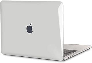 جراب TECOOL لجهاز ابل MacBook Pro 13 بوصة إصدار 2016-2021، جراب صلب + غطاء كيبورد لجهاز MacBook Pro 13 M1 A2338 A2289 A2251 A2159 A1989 A1706 A1708، شفاف كريستالي