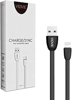 كابل شحن سريع Vidvie CB411i لموبايلات ايفون - أسود