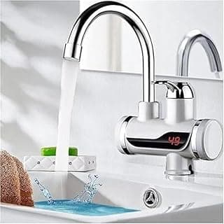 Instant Electric Water Heater Faucet – Tankless Hot Water Heater for Kitchen & Bathroom, Energy-Efficient with Adjustable Temperature Control