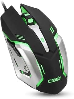 Wired Gaming Mouse, 4800 DPI, 7 Responsive Buttons, Game-On Chip