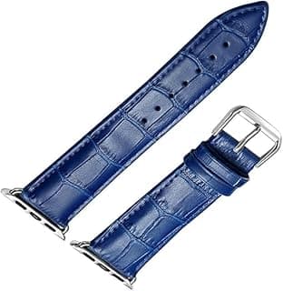 Nopatia Leather Apple Watch Band Compatible with Apple Watch Band 49mm 46mm 45mm 44mm 42mm for Series 1/2/3/4/5/6/7/8/9/10/11/Ultra2/Ultra3/SE 2