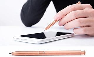 قلم S Pen بديل متوافق مع سامسونج جالاكسي Note 20 / Note 20 Ultra / S23 Ultra / S24 Ultra - (بدون بلوتوث)، دقة عالية للكتابة والرسم - برونزي