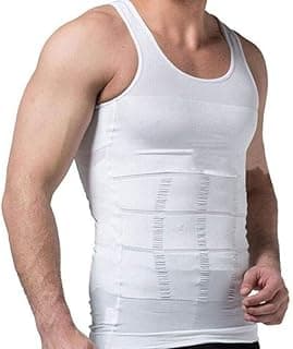 Slim N Lift Slimming Shirt - Body Shaper Undershirt for a Defined Physique and Trimmed Waistline, Comfortable Slimming Vest for Everyday Wear