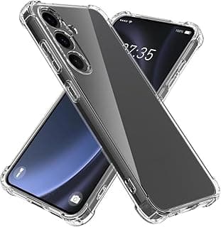 جراب حماية شفاف من السيليكون المرن ممتص للصدمات لهاتف Samsung Galaxy A26 / A17 (شفاف)