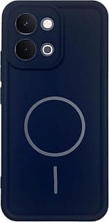 (For Y31D) Xpress Back Cover Soft Silicon TPU With Magnetic Logo and Camera Protection Case For Vivo Y31D 4G Anti-Shock Cover (Navy)