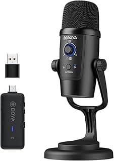 ميكروفون USB من بويا - BY-PM500، أسود، هايبر كارديويد