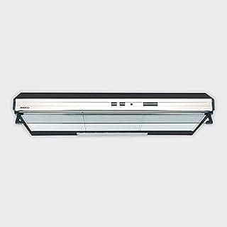 Flat Built-In (Under-Cabinet) Hood - Stainless Steel - 2 Motors -TURKEY - Black-Silver