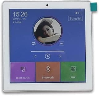 Audio System Mini 4 Channel (100 W 25 * 4) Bluetooth Wall Digital Amplifier with 4 inch Touch Screen