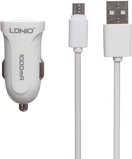 شاحن من لدنيو بتقنية USB، متوافق مع الهواتف المحمولة، بمنفذ واحد، شاحن سيارة ذكي 2.4 أمبير