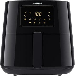 قلاية هوائية أساسية بتقنية Rapid Air، 1.2 كجم، 6.2 لتر، 2000 وات، 5 حصص، أسود، HD9270/21
