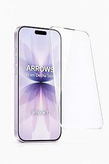 Tempered Glass Screen Protector for iPhone 17, No Black Frame, Clear HD Glass, Anti-Dust Filter, Full Coverage, Scratch Resistant, Easy Installation