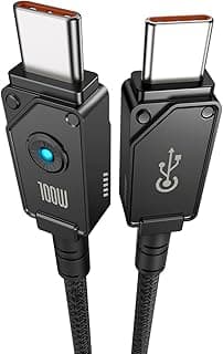 Unbreakable Series Fast Charging Data Cable Type-C To Type-C (100W - 1m) - Cluster Black