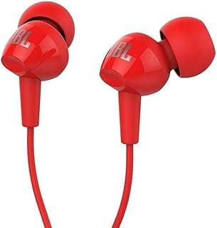 C100SI In-Ear Headphones with Mic - Red